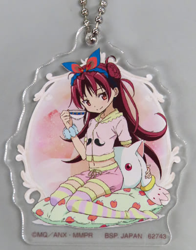 Kyoko Sakura Acrylic Mascot Keychain - Ichiban Kuji Puella Magi Madoka Magica ～StarlightMagiccraft～ J Prize - BANDAI SPIRITS - Approx. 45–55 mm (Pre-owned)