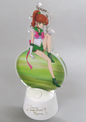 Sailor Jupiter 30th Anniversary Flash Acrylic Keyholder - Sailor Moon Store Exclusive (Toei Animation) - Approx. 59 mm
