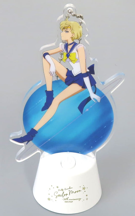 Sailor Uranus 30th Anniversary Flash Acrylic Keychain - Sailor Moon Store Exclusive (Toei Animation, Approx. 59 mm)