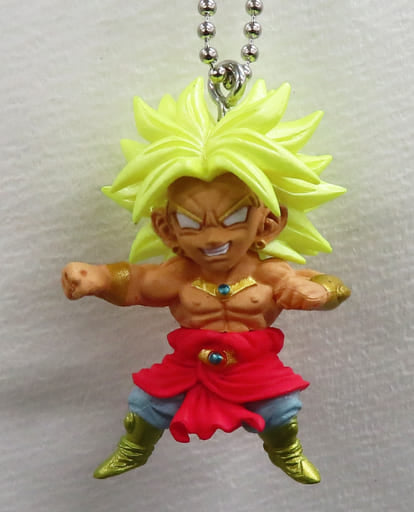 Broly UDM Capsule Mascot Keychain (V Jump Special 09) - Dragon Ball Super - Approx. 5 cm - Bandai
