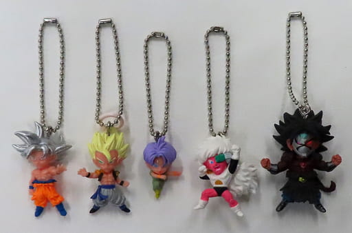 Dragon Ball Super UDM Burst 33 Complete 5-Piece Mascot Set - Bandai (Approx. 5 cm)