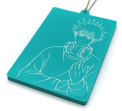 Megumi Fushiguro Rubber Card Holder Holiday Ver. - Jujutsu Kaisen Marui Pop-Up Shop (Toho, Pre-owned, Approx. 11.8 x 8 cm)