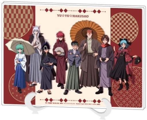 Yu Yu Hakusho Acrylic Art Board (A5) - Rowed Design Wa-You Eclectic Ver. Illustrated Acrylic Artboard with Stand by A3, 210 x Approx. 210 x 148 x 3 mm, No. 02