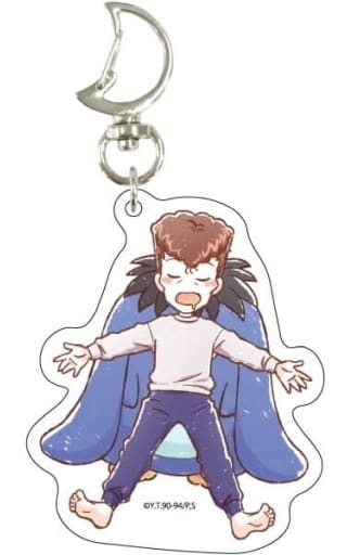 Kazuma Kuwabara Acrylic Keychain GraffArt Dreamy Ver. - Yu Yu Hakusho - A3 Brand - Approx. 65 x 65 mm (Pre-owned)