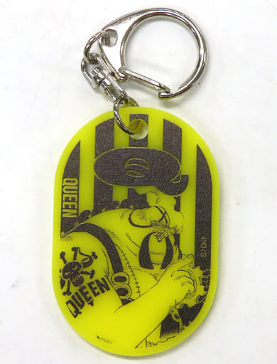 Q. Queen Acrylic Initial Keyholder A-Set - One Piece 26th Anniversary (Neutral Corporation, Approx. 6.5 x 4 cm) - Pre-owned