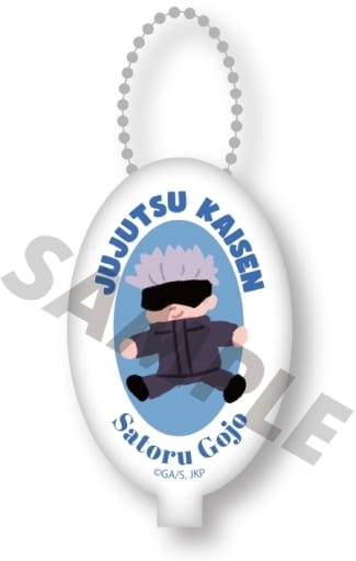 Satoru Gojo Rubber Coin Case - Jujutsu Kaisen (MAW) Approx. 80 mm - Pre-owned, No. 08