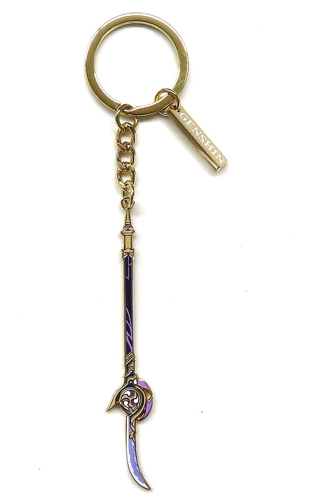 Genshin Impact Engulfing Lightning Weapon Metal Keychain