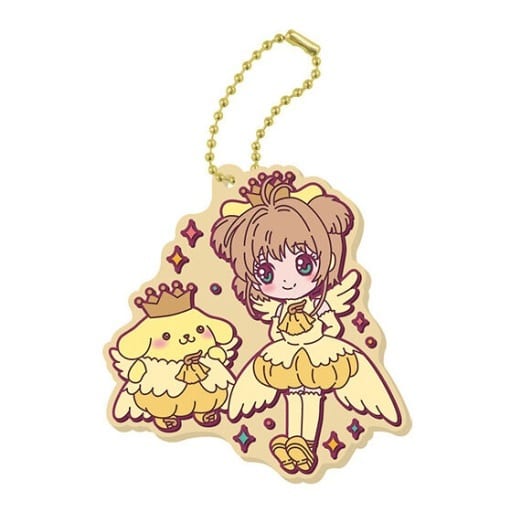 Cardcaptor Sakura × Pompompurin Special Rubber Mascot 2 Rubber Mascot - Capsule Toy, Bandai, Length Approx. 63 mm