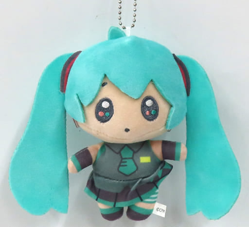 Hatsune Miku Plush Keychain - Diner Pattern (Hatsune Miku × Daiso) Approx. 14.2 x 16 x 6.5 cm (Pre-owned)
