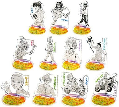 HUNTER×HUNTER Phantom Troupe Acrylic Mini Figures — Full 11-Piece Set (Acrylic Stands, Height Approx. 33 mm) - Shueisha