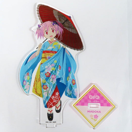 Madoka Kaname Big Acrylic Stand - Puella Magi Madoka Magica Movie Rebellion Aniplex Online Kuji Prize B - Approx. 200 mm (Aniplex)
