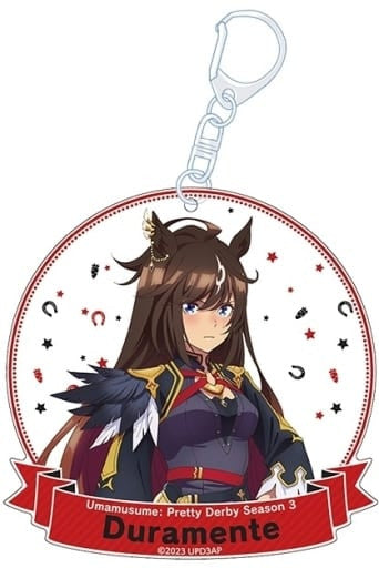 Duramente Acrylic Keychain (Penguin Parade) - Umamusume: Pretty Derby Season 3 - 90mm Illustrated Acrylic Charm
