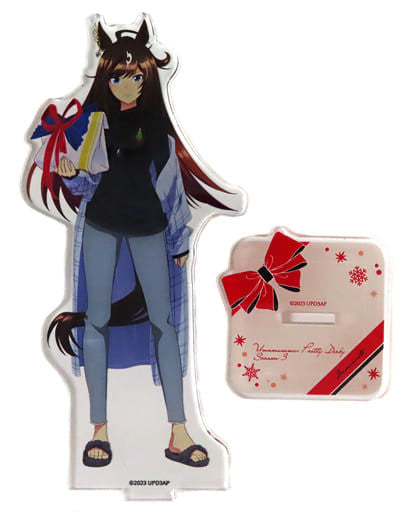 Duramente Acrylic Figure Stand Christmas Gift Ver. - Umamusume Pretty Derby Season 3 POP UP SHOP in Marui (Approx. 150×65mm, Pre-owned)