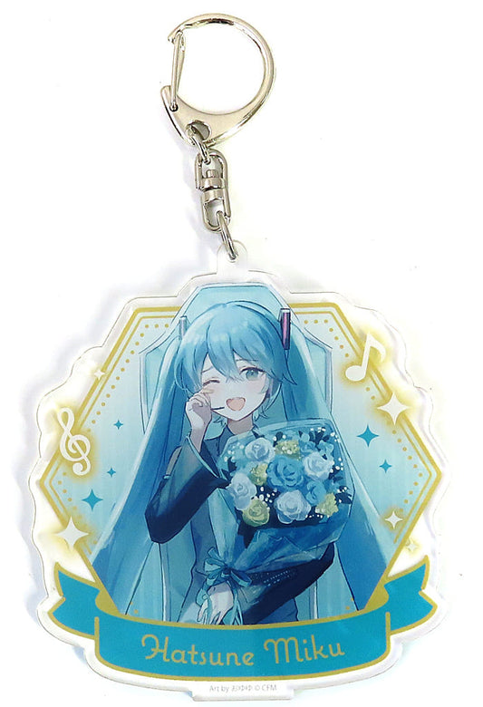 Hatsune Miku Happy 16th Birthday -Dear Creators- Surprise Party in E-DINER Trading Acrylic Keychain - Approx. 80 x 90 mm - Pre-owned