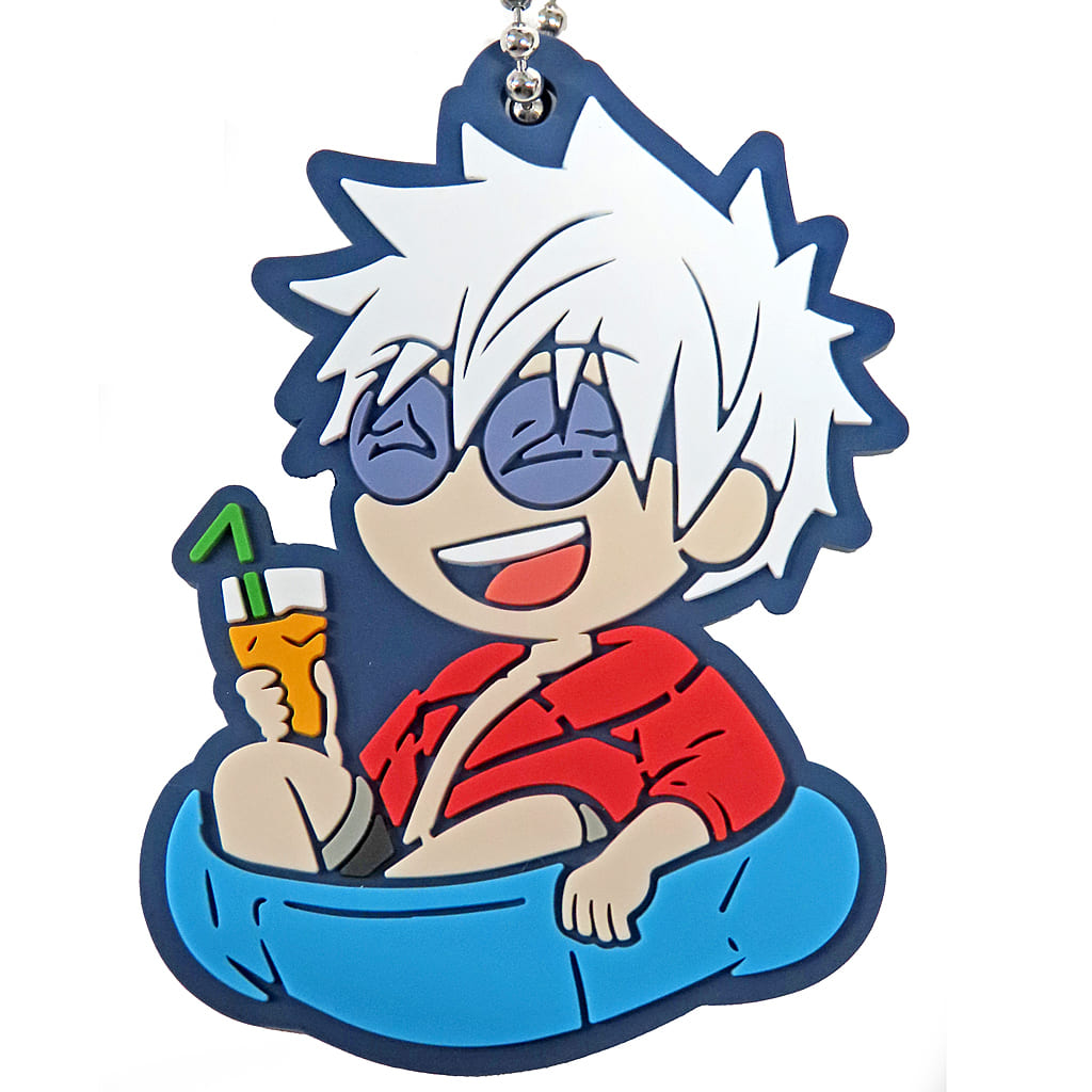 Satoru Gojo Rubber Mascot Keychain - Jujutsu Kaisen: Hidden Inventory / Premature Death (Ball Chain, Length Approx. 54 mm) - Pre-owned