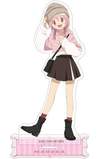 Madoka Kaname Acrylic Stand - Puella Magi Madoka Magica - Movic - Pre-owned - Height Approx. 19 cm