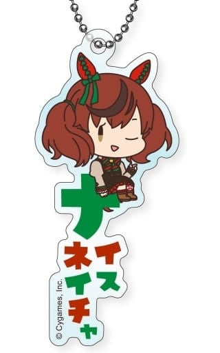 Nice Nature Acrylic Keychain Umamusume Pretty Derby Name-Pose Chibi Used