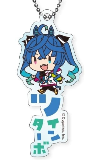 Twin Turbo Acrylic Keychain "Onamae PitanKo" Pose - Approx. 71mm by Xebec — Umamusume: Pretty Derby Official
