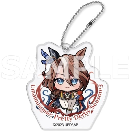 Sounds of Earth (Race Ver.) Acrylic Block Keychain - Umamusume: Pretty Derby Season 3 - Playful Mind Company - 50×50×8mm