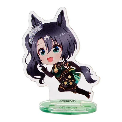 Satono Crown Acrylic Stand - Full-Speed Running (Season 3) Bandai Used - Victory Silks Racing Outfit