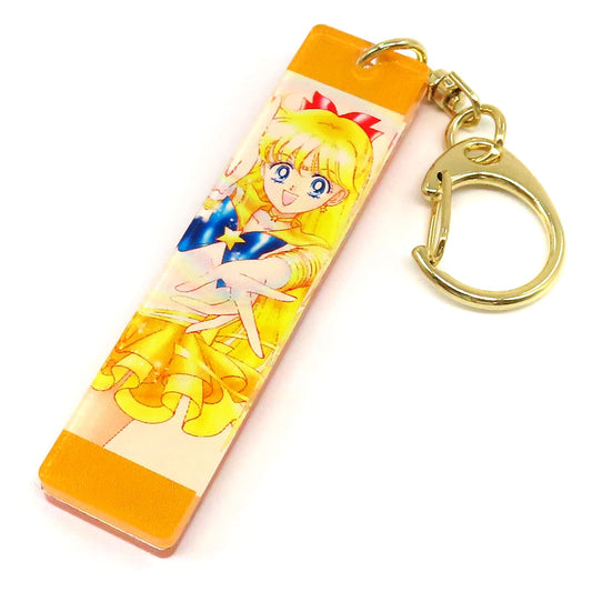 Minako Aino / Sailor Venus Acrylic Stick Keyholder Store Original New Edition Cover Ver. - Approx. 7 x 2 cm (Pre-owned) - Sailor Moon