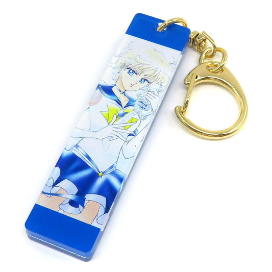 Sailor Uranus Acrylic Stick Keyholder - Sailor Moon Store Original New Cover Ver. - Approx. 70 mm (Pre-owned)
