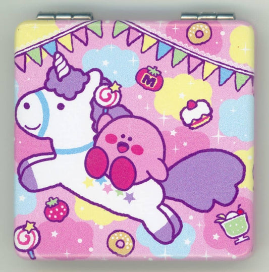 Kirby & Unicorn Compact Mirror