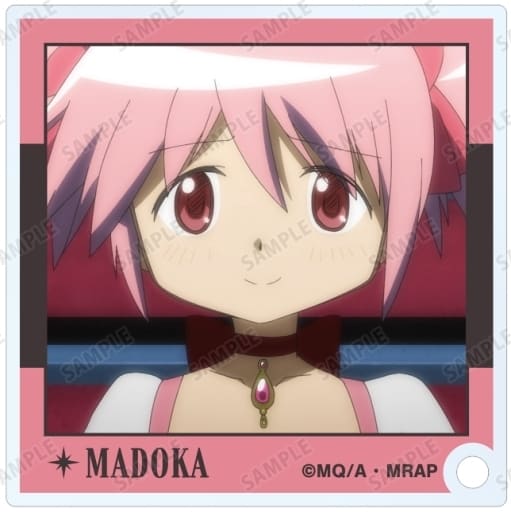 Madoka Kaname Trading Acrylic Stand Panel - Magia Record: Puella Magi Madoka Magica Side Story - ARMA BIANCA - Pre-owned Approx. 55 x 55 mm