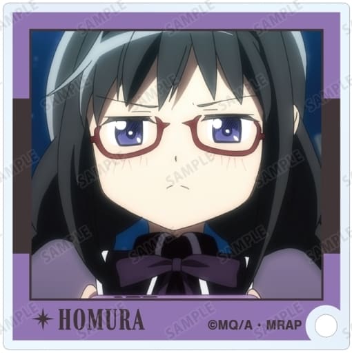 Homura Akemi Trading Scene Acrylic Stand Panel - Magia Record: Puella Magi Madoka Magica Side Story - Approx. 55 x 55 mm - ARMA BIANCA (Pre-owned)