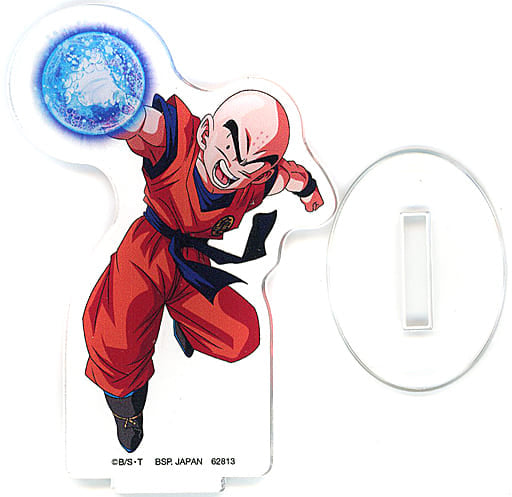 Krillin Acrylic Stand - Ichiban Kuji Super Dragon Ball Heroes 5th MISSION H Prize (Pre-owned, BANDAI SPIRITS)