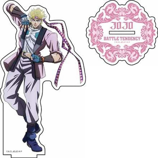 Caesar A. Zeppeli BIG Acrylic Stand - JoJo's Bizarre Adventure The Animation - Medicos Entertainment - Approx. 175 mm - Pre-owned