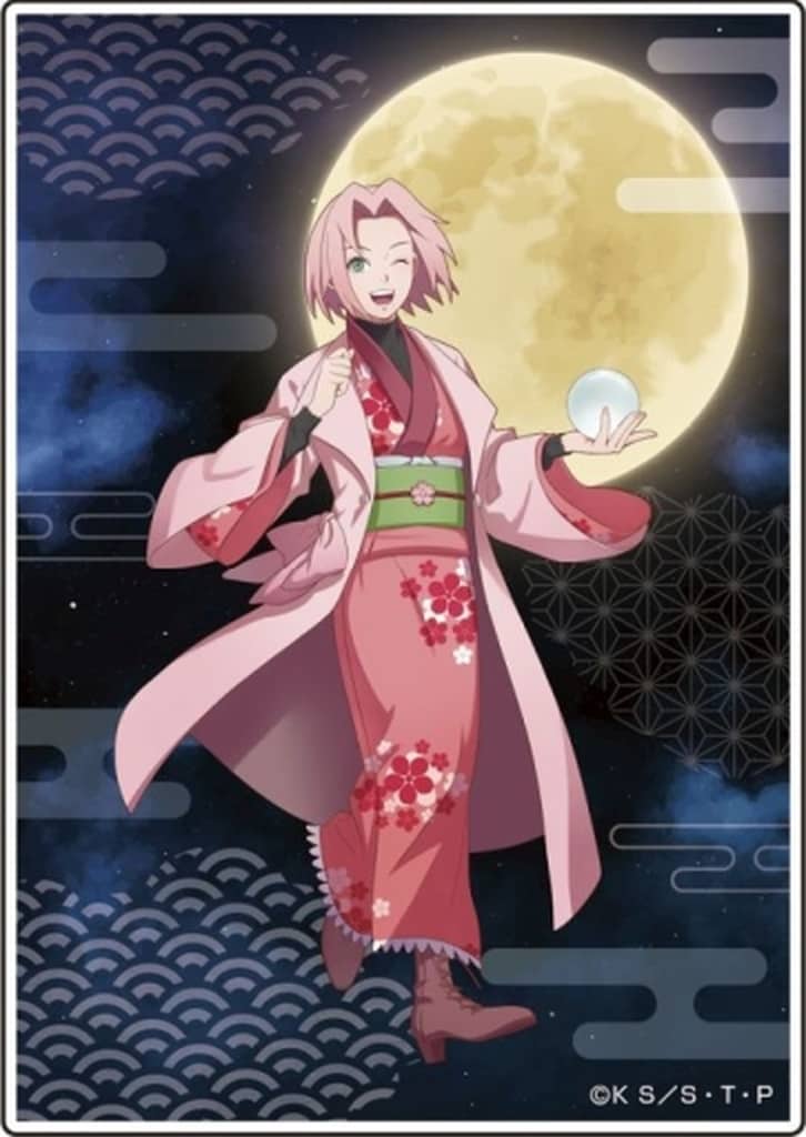 Sakura Haruno Acrylic Block - Naruto Shippuden Acrylic Block Collection (Jump Festa 2024 Exclusive) - Medicos Entertainment - Approx. 85 x 60 x 10 mm (Pre-owned)