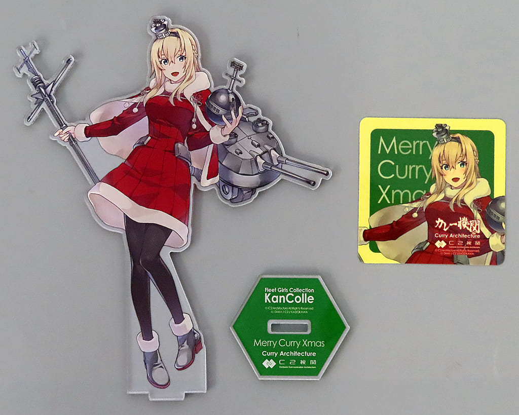 Warspite Xmas Mode Acrylic Stand Set - Kantai Collection