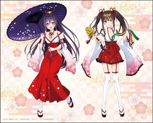 Togame Toka & Kurumi Tokisaki Miko Canvas Art - Date A Live IV (Used)