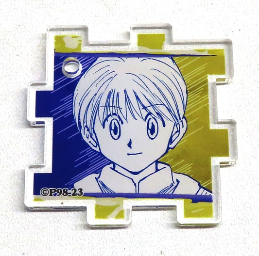 Shalnark Ryuseih Acrylic Puzzle Keychain - HUNTER×HUNTER PUZZLE Collection (Approx. 40 x 40 mm, Shueisha, Pre-owned)