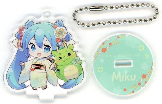 Hatsune Miku New Year SHOP 2024 Trading Acrylic Stand Keyholder - Caravan - Height Approx. 60 mm (Pre-owned)