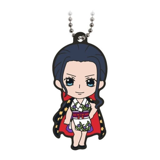 Nico Robin Capsule Rubber Mascot - One Piece (Wano Country Collection) - Bandai - Pre-owned with Ball Chain