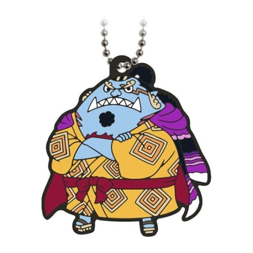 Jinbe Capsule Rubber Mascot Keychain - One Piece Wano Country Capsule Rubber Mascot (Bandai, Ball Chain)