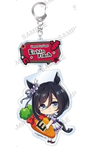 Eishin Flash Acrylic Keychain Mugyumi Vol.3 - Umamusume: Pretty Derby (Bushiroad Creative) 74×120mm