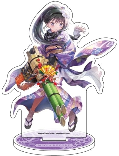 Homura Akemi Haregi ver. Acrylic Stand - Magia Record: Puella Magi Madoka Magica Side Story (A3, Pre-owned, Height Approx. 150 mm), No. 01