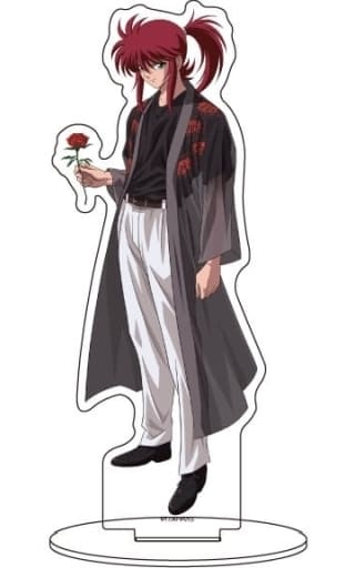 Kurama Japanese-Pattern Ver. Acrylic Stand (Die-cut Illustration, Height Approx. 150 mm) - Yu Yu Hakusho - A3, No. 48
