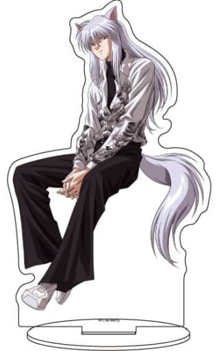 Yoko Kurama Acrylic Stand - Japanese Pattern Ver. (Original Illustration) - Yu Yu Hakusho - A3 - Height Approx. 150 mm - Pre-owned, No. 50