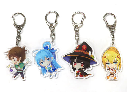 KonoSuba Acrylic Keychain 4-Piece Set