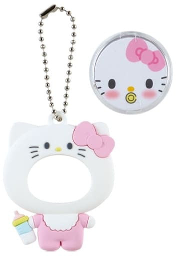 Hello Kitty SWIMMER × Sanrio Characters Secret P Badge Mascot Keychain