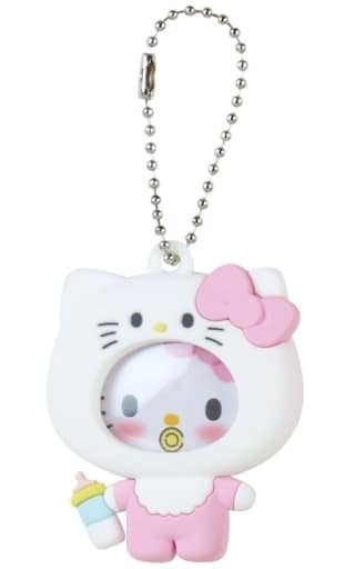 Hello Kitty SWIMMER × Sanrio Characters Secret P Badge Mascot Keychain