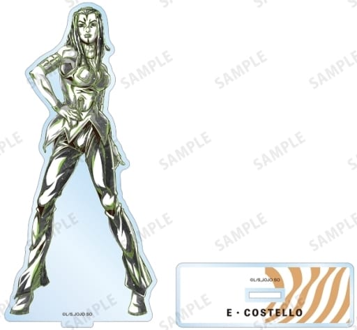 Ermes Costello Ani-Art BLACK LABEL BIG Acrylic Stand - JoJo's Bizarre Adventure: Stone Ocean - Approx. 16.3 x 6.2 cm (ARMA BIANCA, Pre-owned)