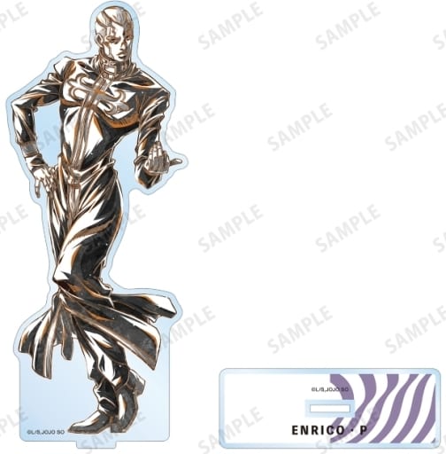 Enrico Pucci Ani‑Art BLACK LABEL BIG Acrylic Stand - JoJo's Bizarre Adventure: Stone Ocean - Approx. 16.3 x 6.2 cm (ARMA BIANCA, Pre-owned)