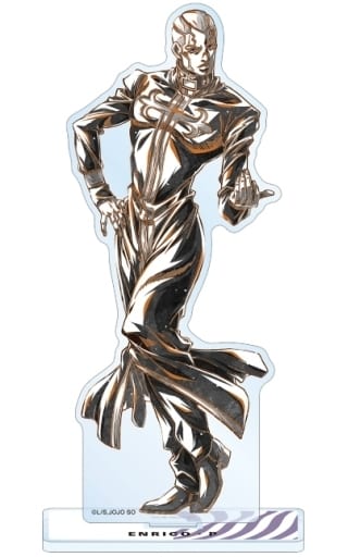 Enrico Pucci Ani‑Art BLACK LABEL BIG Acrylic Stand - JoJo's Bizarre Adventure: Stone Ocean - Approx. 16.3 x 6.2 cm (ARMA BIANCA, Pre-owned)