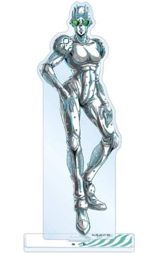 Stone Free Ani-Art BLACK LABEL BIG Acrylic Stand - JoJo's Bizarre Adventure: Stone Ocean (Approx. 16.3 x 6.2 cm) - ARMA BIANCA - Pre-owned