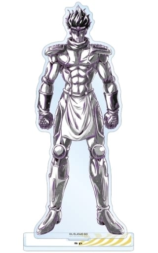 Star Platinum Ani-Art BLACK LABEL BIG Acrylic Stand - JoJo's Bizarre Adventure: Stone Ocean - ARMA BIANCA - Approx. 16.3 x 6.2 cm (Pre-owned)
